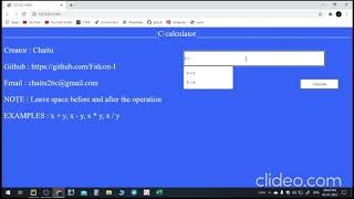 Web calculator using python and flask source code is in the description