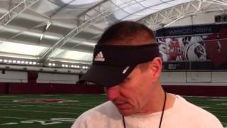 Video: UW coach Gary Andersen on shorter practices and getting healthy