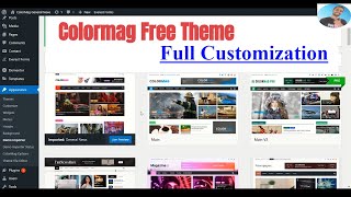 Colormag Free Theme Full Customization