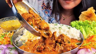 COOKING \u0026 EATING SPICY GOBHI PAKODE KI SABJI WITH DAAL CHAWAL MUKBANG | DAL CHAWAL GOBHI PAKODA ASMR