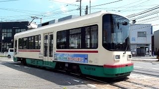 富山地方鉄道8000形(8005)@南富山発車