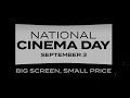 £3 tickets for National Cinema Day at Cineworld | September 3rd