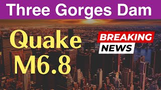 China Three Gorges Dam ● Quake M6.8 Sichuan ● China drying up  September 5, 2022  ● Water Level