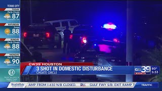 3 shot in South Houston domestic disturbance | CW39 Houston