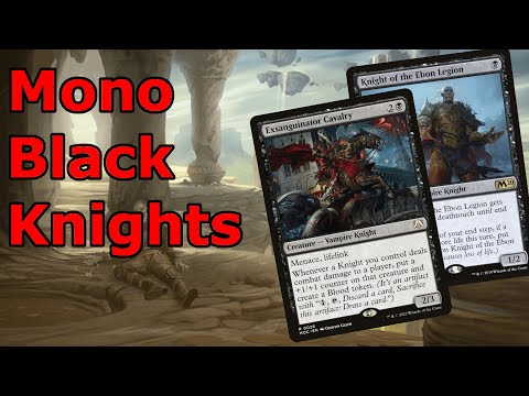 BUT...WHAT IF WE HAD MORE KINGHTS?!  Mono Black Knights (Mono Black Aggro- Legacy MTG)