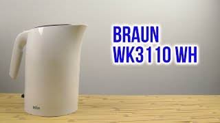 Распаковка BRAUN WK3110 WH