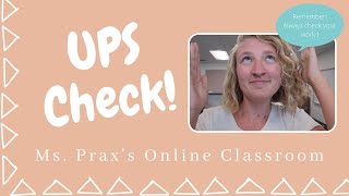 UPS Check: Inverse Operations (Addition and Subtraction)