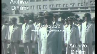 DiFilm - Ceremonia aniversario del Estado Mayor General Naval 1980