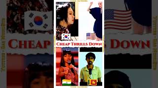 Cheap Thrills Down Song | Battle By - J.Fla, Madilyn Bailey, Aadya & Sandaru Sathsara