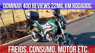 Dominar 400 reviews! Dominar 400 freios, consumo, motor etc.