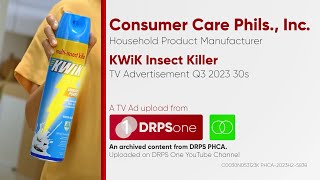 KWiK Insect Killer TV Ad Q3 2023 30s (Philippines) [CC/ST]