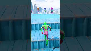 GTA 5 Epic Water Ragdolls | Spider-Man Jumps / Fails ep.1269 #shorts