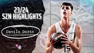 Danilo Dozic Highlights 2023/24 || LNB Espoirs Elite || Bourg-en-Bresse