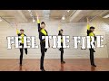 Feel The Fire LineDance/Choreo: Mark, Chris & José /Phrased Advanced