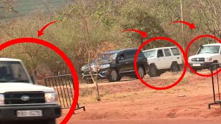 See how President Ruto Security 4X4s Motorcade Stormed Mwatunge Grounds in Taita Taveta