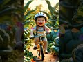 tiny cyclist s first bike ride 🚲 adorable baby momen nature shorts