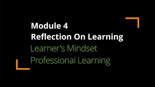 LMPL Feedforward Module 4 Reflection On Learning