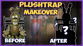 Plushtrap gets a Smooth Makeover! FNAF Parts and Service in Real Life