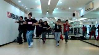 20100307 阿峰老師 MV Dance 教學-Deja Vu(後段)