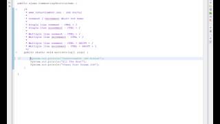 HOW TO COMMENT UNCOMMENT IN ECLIPSE SHORTCUT KEY