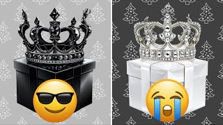 Choose Your Gift...! Black or White 🖤🤍 How Lucky Are You 😱 Quiz Monkey #chooseyourgift