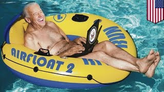 Joe Biden aime se baigner nu dans sa piscine à Washington et dans le Deleware