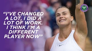 Aryna Sabalenka "Dreaming' about winning the Wimbledon title | Wimbledon 2023
