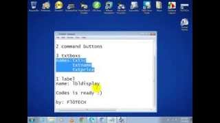 FLOTECH TUTORIAL: VB 6.0 basic Cashiering