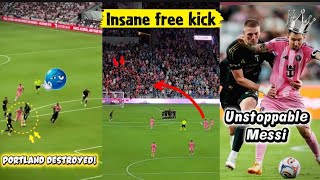 MESSI MASTERCLASS! 😱 Goal & Assist vs Portland Timbers | Inter Miami 2-0