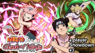 Naruto clash of ninja Revolution 4 player showdown #3