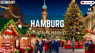 Walking Through Hamburg's Christmas Markets In Stunning 4k | Experience Daylight