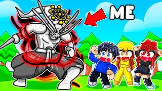 Using OP MAHORAGA MOVESET To Troll My Friends in Anime Battlegrounds Roblox!