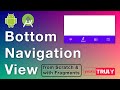 Bottom Navigation View | Android Studio | Material Design