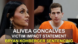 Alivea Goncalves, Kaylee Goncalves' sister, reads victim impact statement at Kohberger sentencing