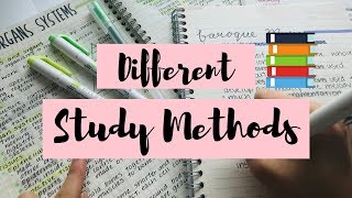 10 DIFFERENT STUDY METHODS for Different LEARNERS | StudyWithKiki