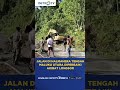 Jalan Di Halmahera Tengah, Maluku Utara, Diperbaiki Akibat Longsor