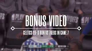 Boston Celtics 28-3 Run vs Philadelphia 76ers in Game 7 (05/14/2023)