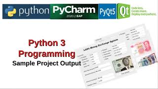 Python 3 Sample Project with Qt Designer