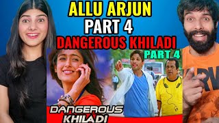 DANGEROUS KHILADI - PART 4 ALLU ARJUN SCENE REACTION ILEANA SONU SOOD Hindi Dubbed Movie