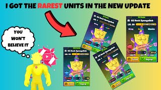 THE MOST OP RAREST UNITS TO OBTAIN IN (SpongeBob Tower Defense)