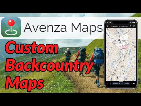 CREATE CUSTOM BACKCOUNTRY MAPS for AVENZA MAPS // Create offline maps with Caltopo for use in Avenza