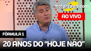 HOJE NÃO? Hoje sim... Cléber Machado revela BASTIDORES da narração ICÔNICA de Rubinho/Schumi em 2002