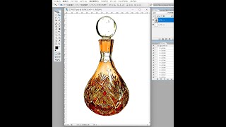 photoshopで瓶の写真をイラストにする。part12   CG  合成写真　写真加工　インスタグラム　 イラストレーター　フォトショップ　　photoshop　コンピューターグラフィックス