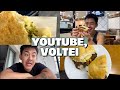 YOUTUBE, VOLTEI | pastel de feira vegano, sanduíche de 