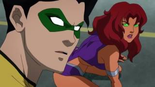 Starfire Kisses Robin: Teen Titans The Judas Contract