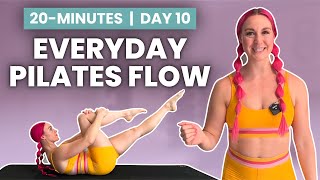 20 Minute Everyday Pilates Total Core/Ab Flow | Beginner Pilates Challenge Day 10