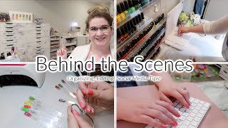 NEW Behind the Scenes! | How To Create a YouTube Thumbnail | Nail Studio Vlog | (2020)