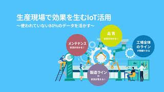 生産現場で効果を生むIoT活用 ～使われていない80%のデータを活かす～