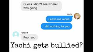 Yachi gets bullied? Haikyuu texts