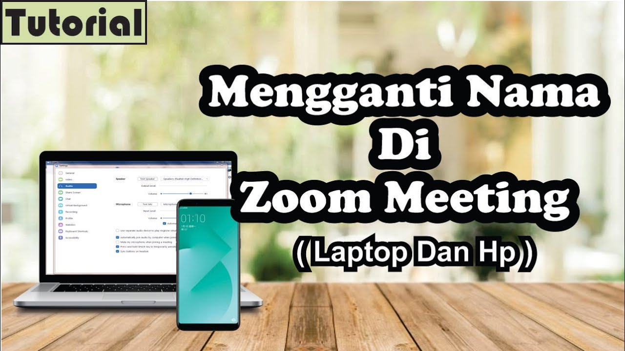 Cara Ganti Nama Di Zoom - Satu Trik